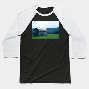 Old Country Vermont Barn Baseball T-Shirt